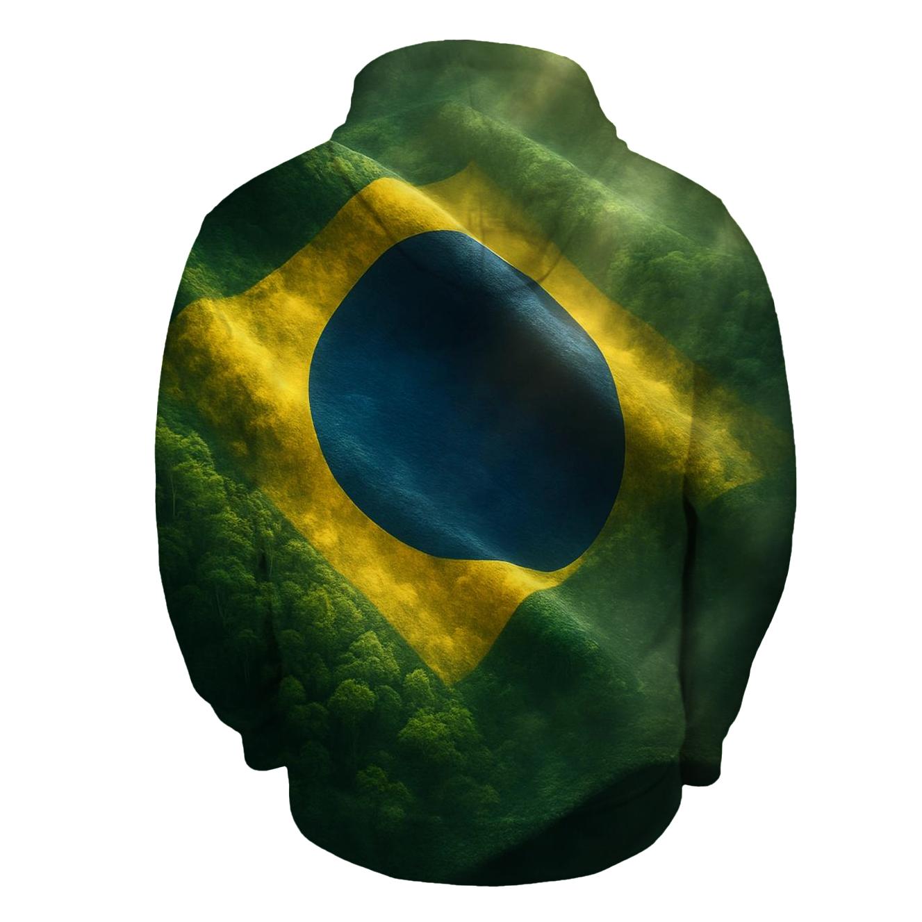 Brazil Rainforest Flag Canopy designer hoodies
