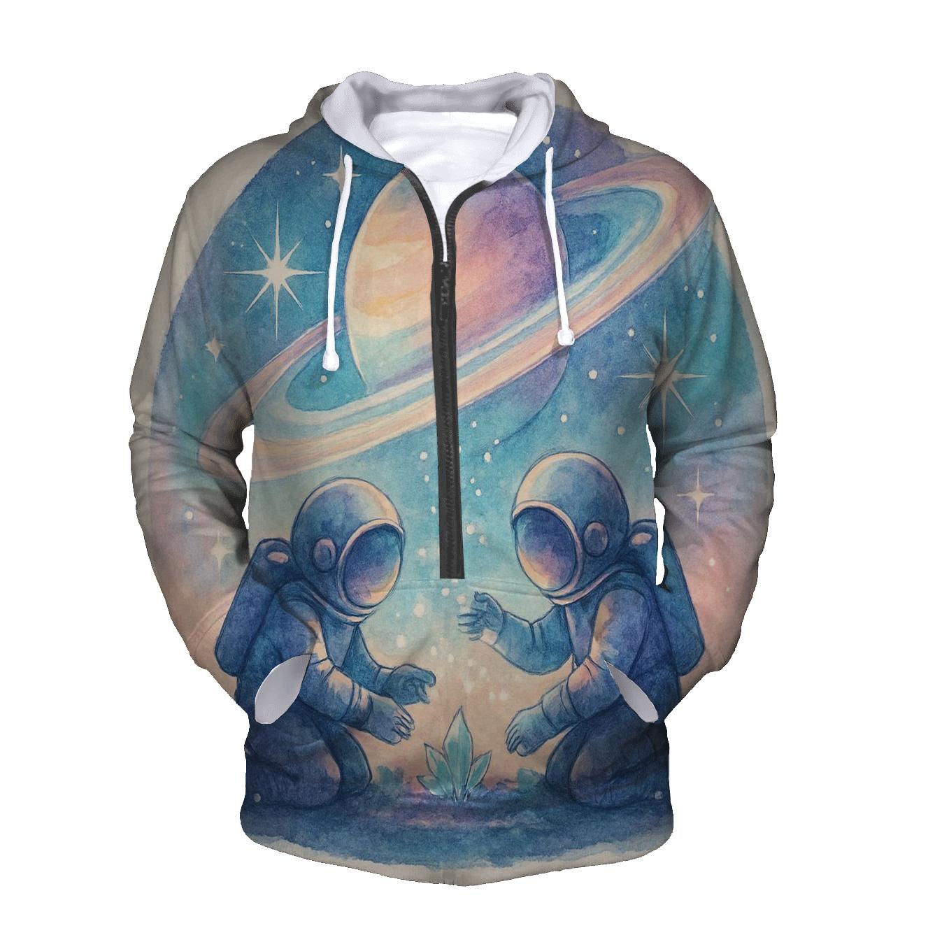 Gardeners Of The Ringed Planet embroidered hoodies