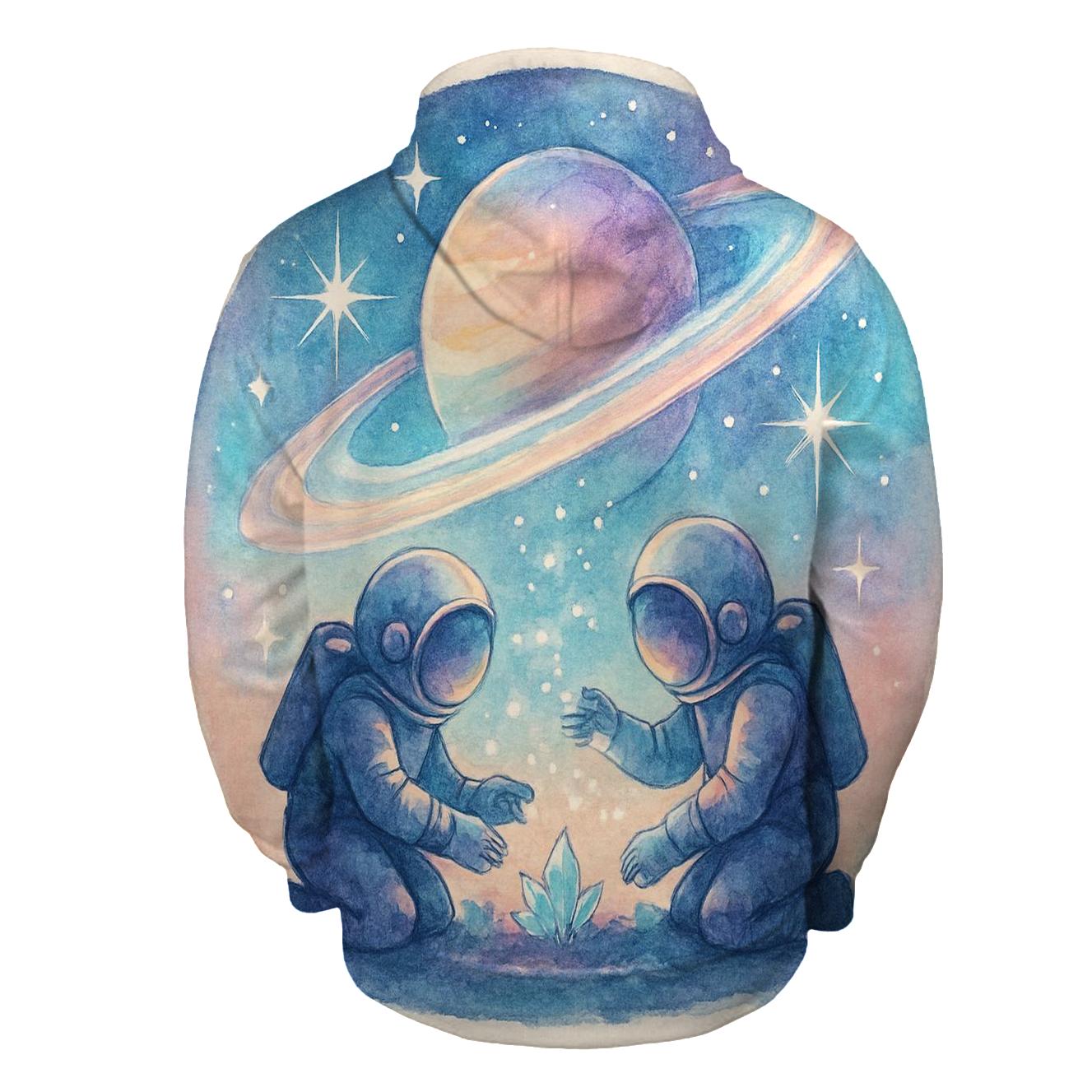 Gardeners Of The Ringed Planet embroidered hoodies