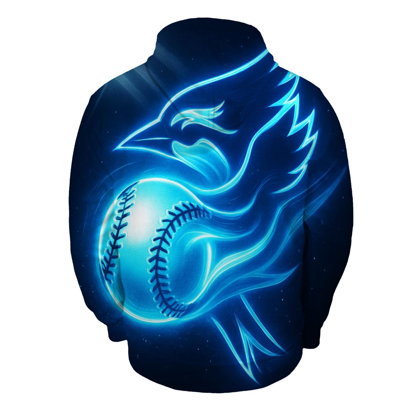 Blue Jays Aurora Fastball pullover hoodies