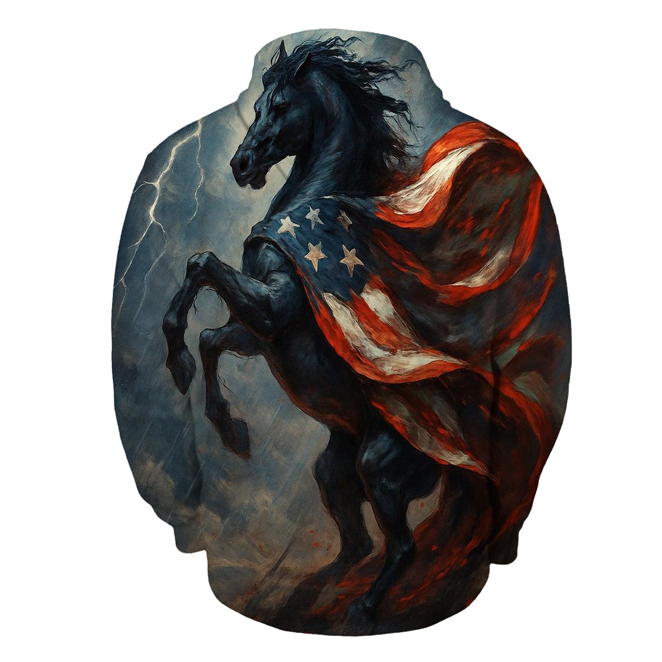 Storm Rider Flag Mustang hoodies fashion