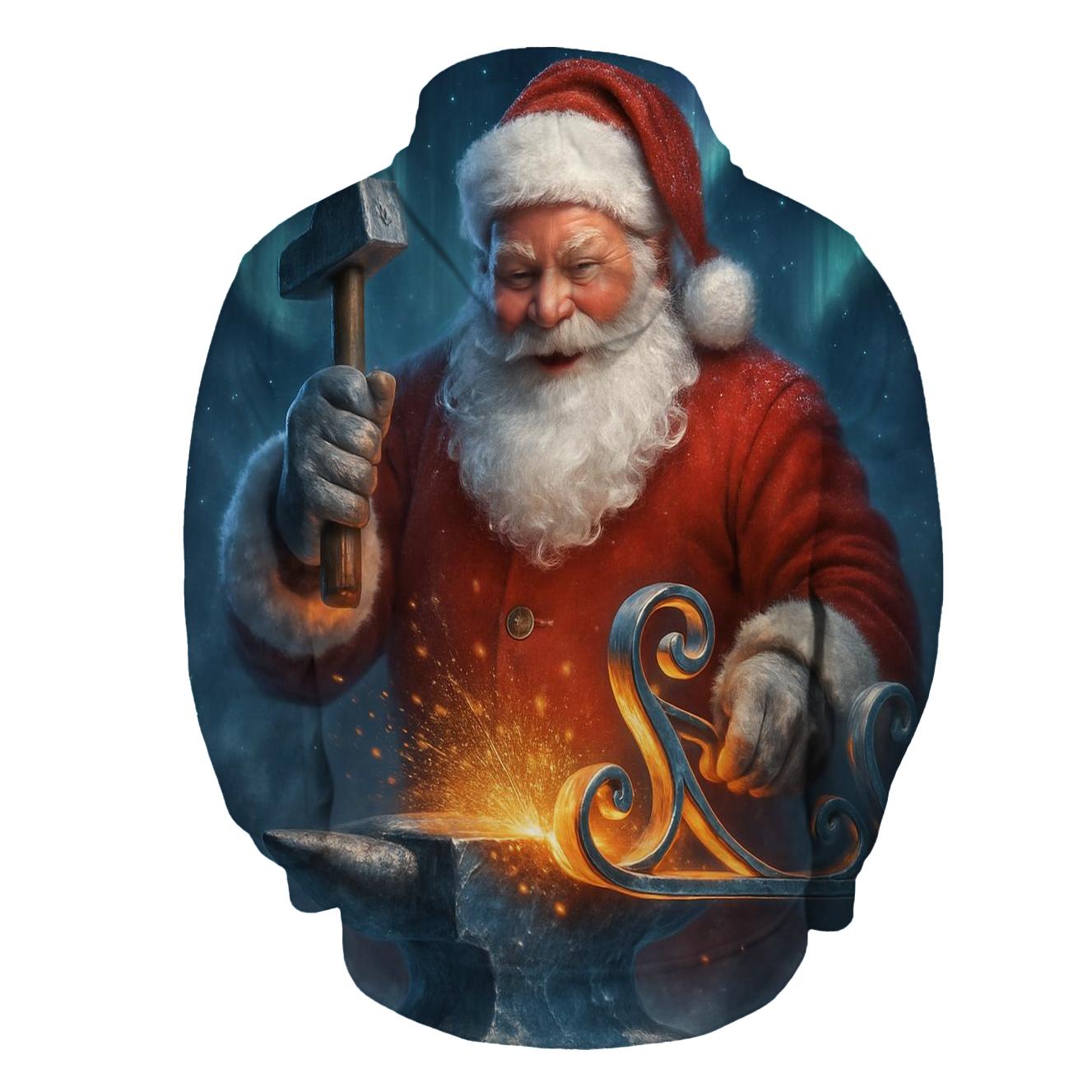 Aurora Sleighsmith Santa hoodie designs