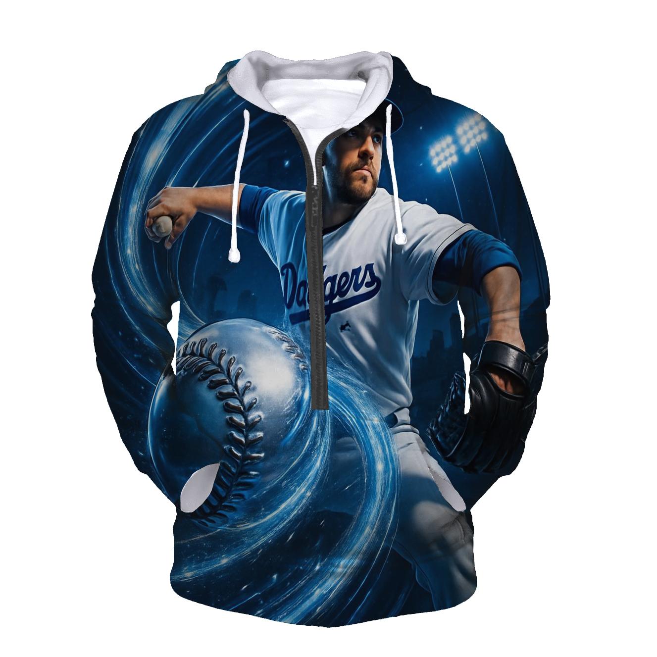 Chrome Curveball Vortex graphic hoodies