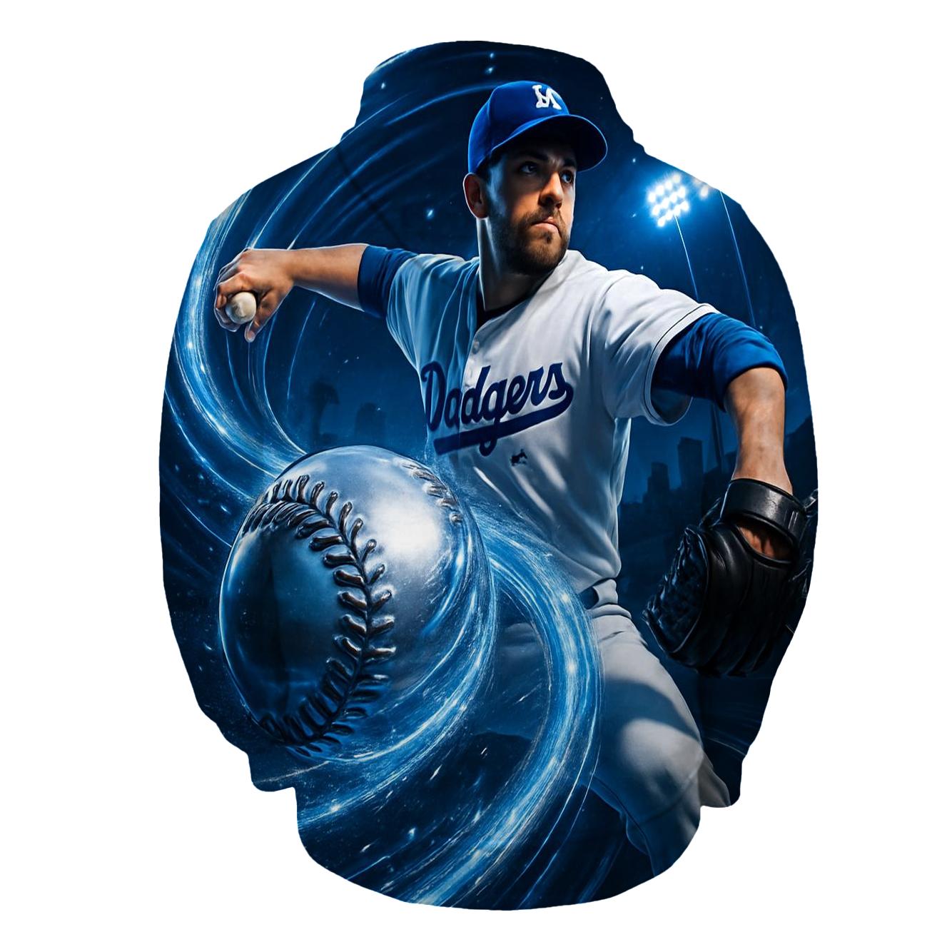 Chrome Curveball Vortex graphic hoodies