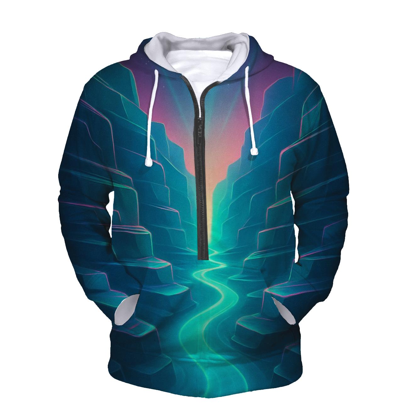 Iridescent Canyon Of Light pullover hoodies