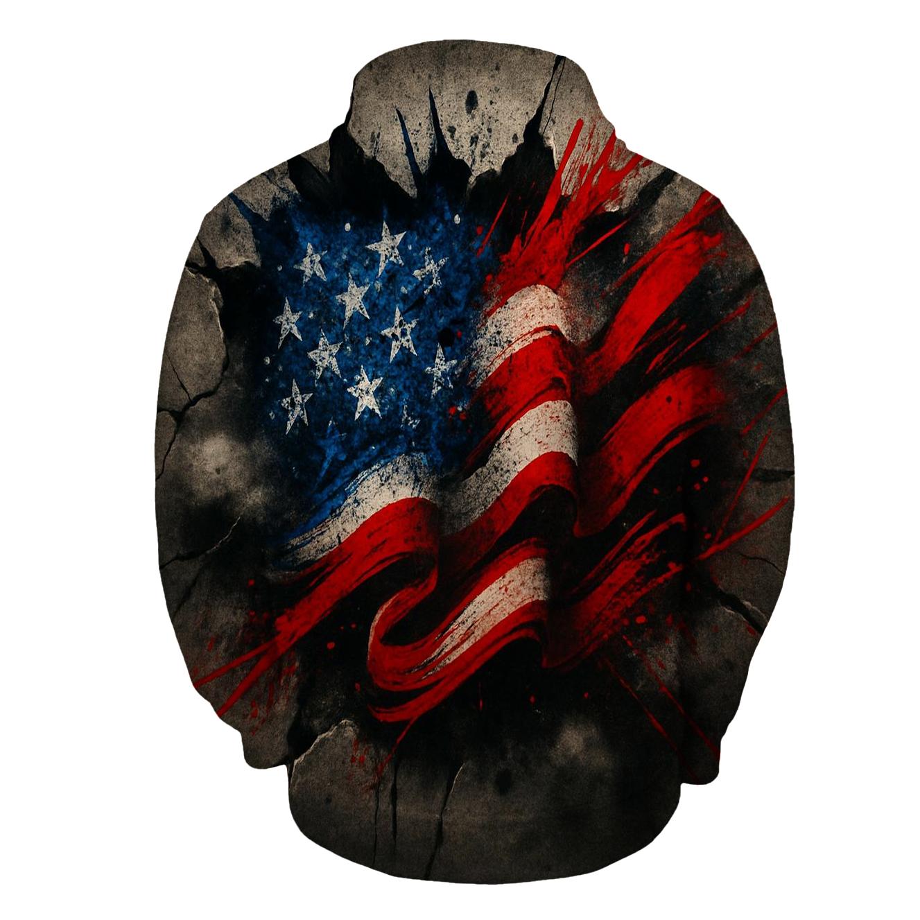 Patriot Graffiti Breakout hoodie trends