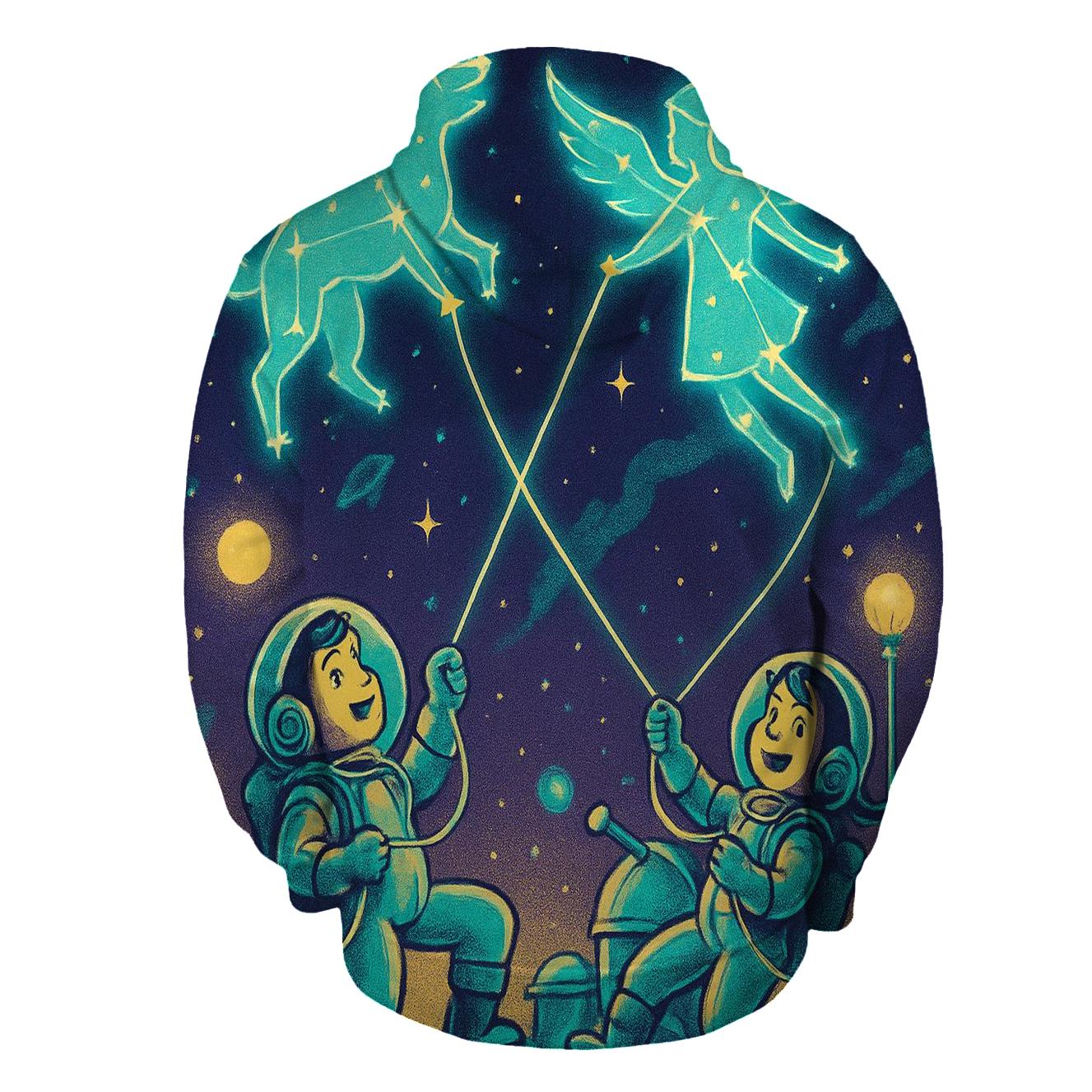 Constellation Kite Fighters heavyweight hoodies