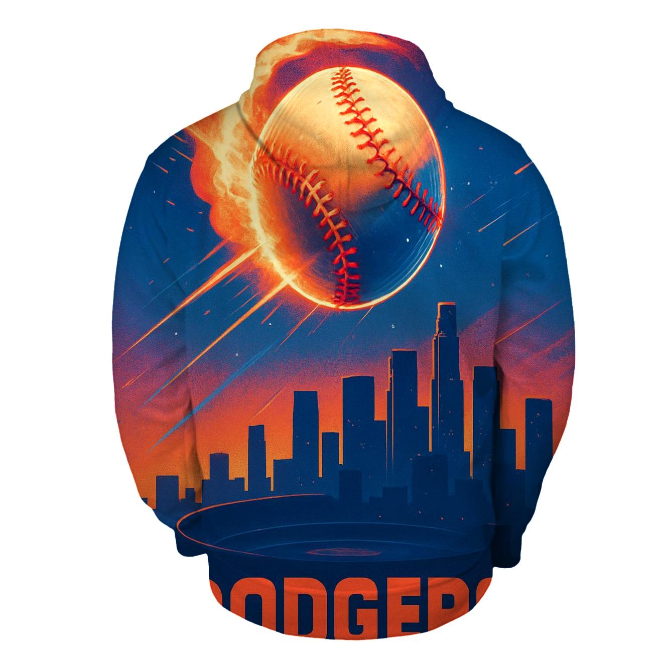 Sunset Seamstorm Over The City hoodie trends