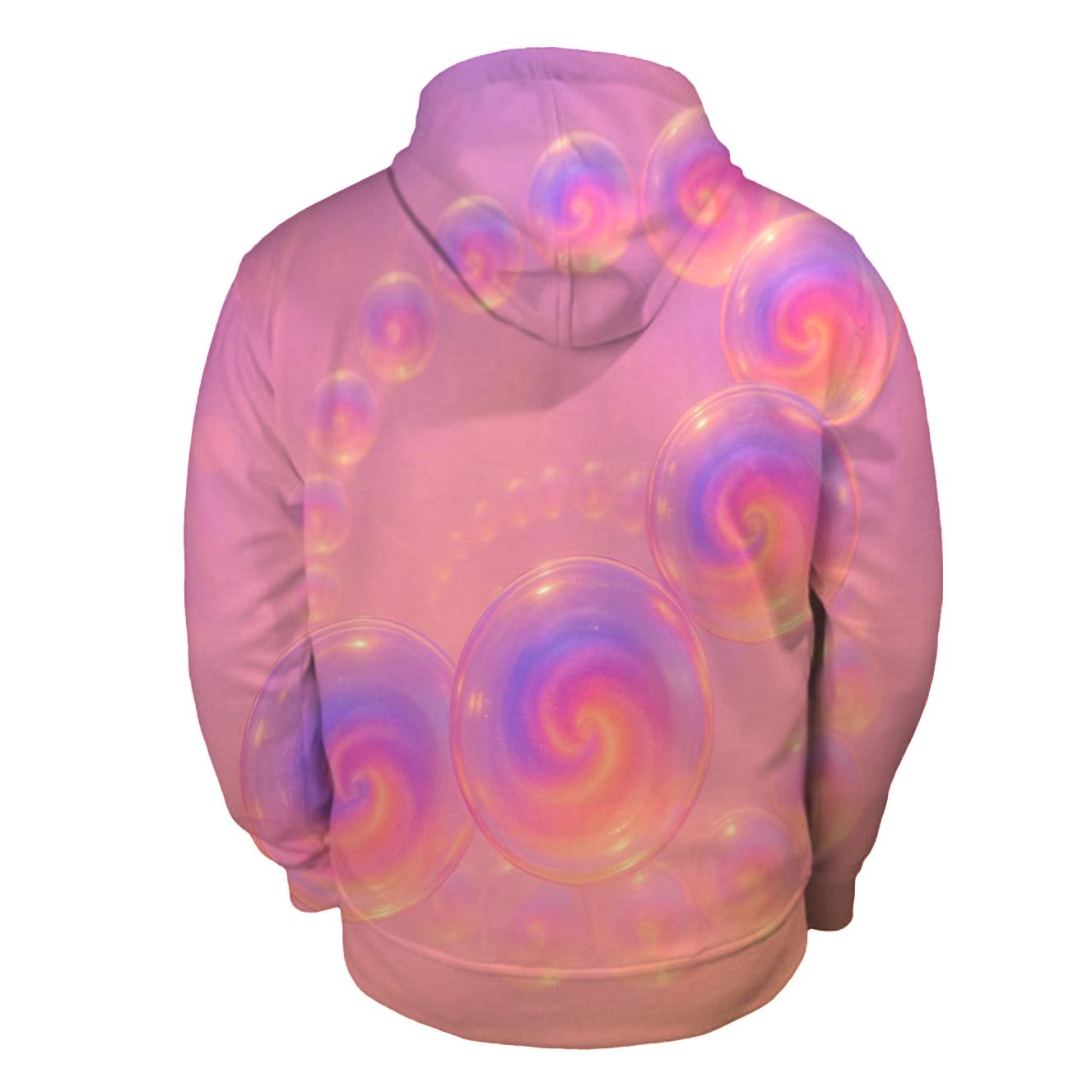 Bubble Nebula Carousel lightweight hoodies