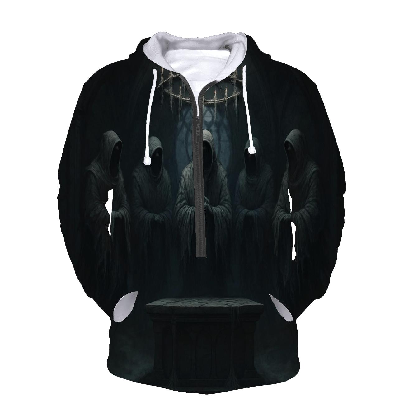 Moonlit Chapel Of The Silent Choir hoodie designs