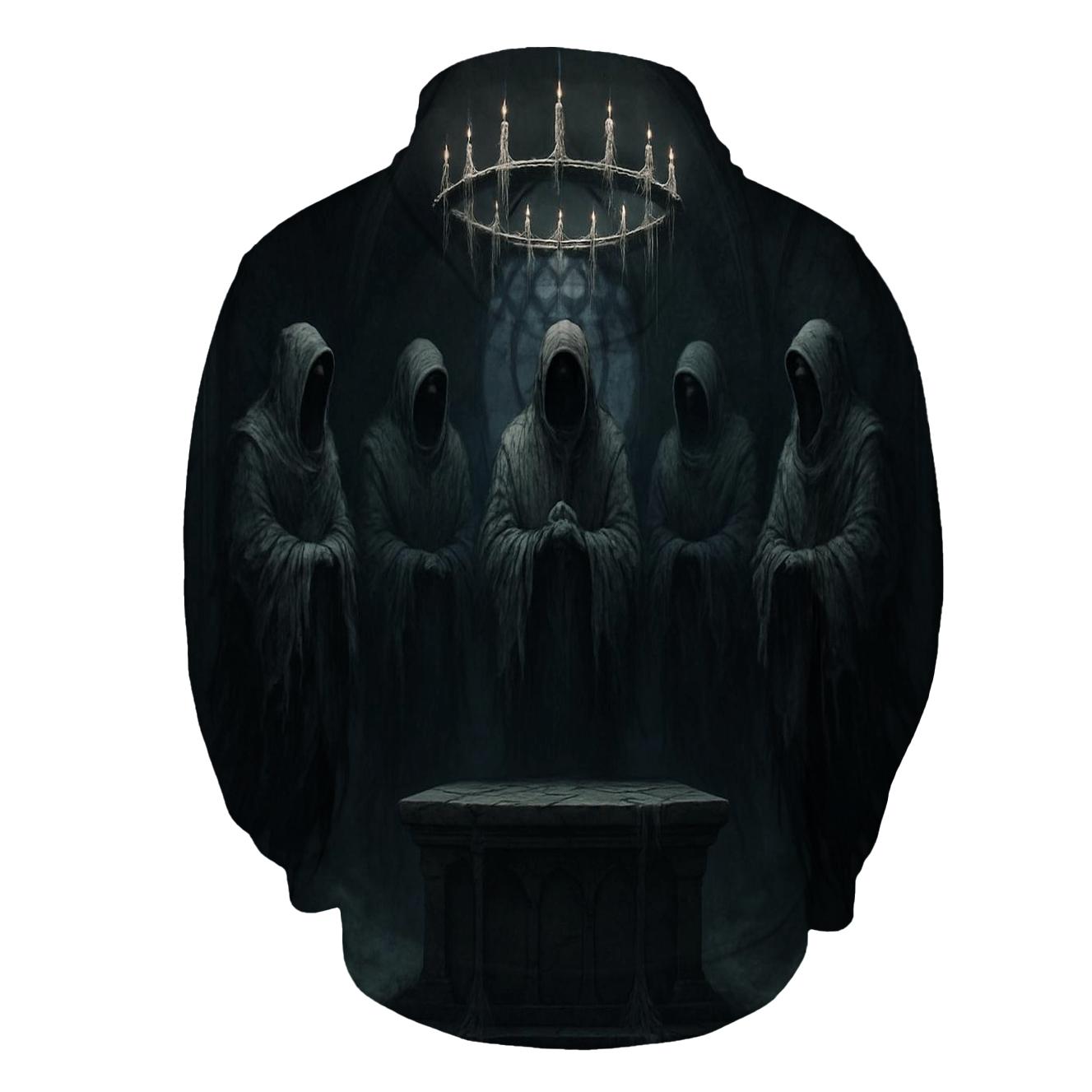 Moonlit Chapel Of The Silent Choir hoodie designs