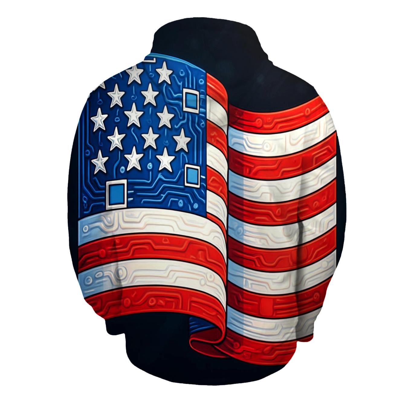 Liberty Circuit Mosaic heavyweight hoodies