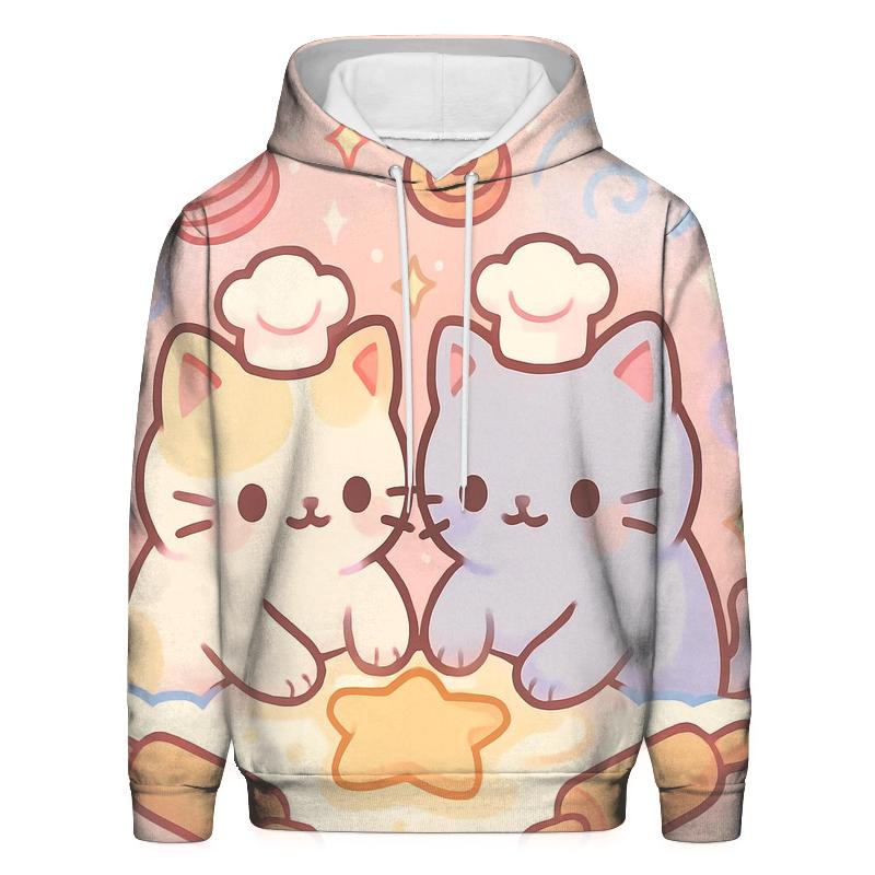 Cloud Bakery Biscuit Cats hoodie trends