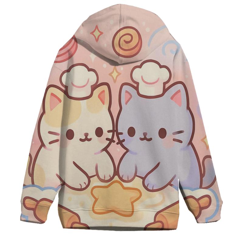 Cloud Bakery Biscuit Cats hoodie trends