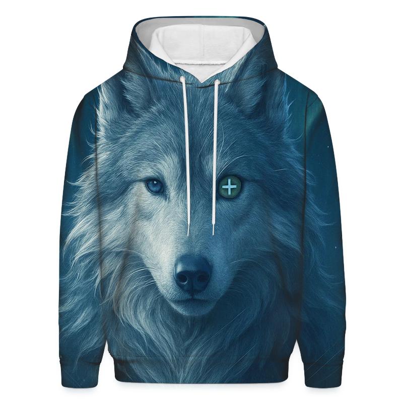 Aurora Compass Wolf Sentinel hoodies fashion