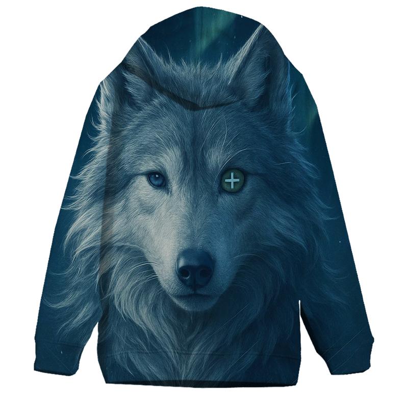 Aurora Compass Wolf Sentinel hoodies fashion