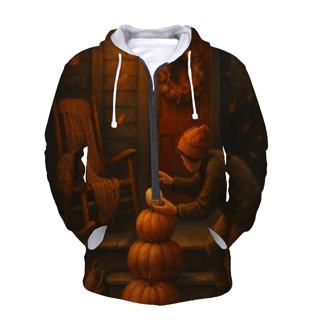 Harvest Moon Porch Welcome Scene pullover hoodies