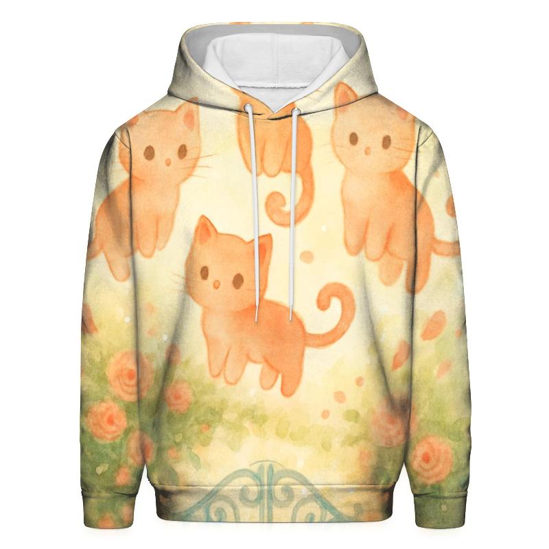 Garden Gate Of Floating Kittens designer hoodies