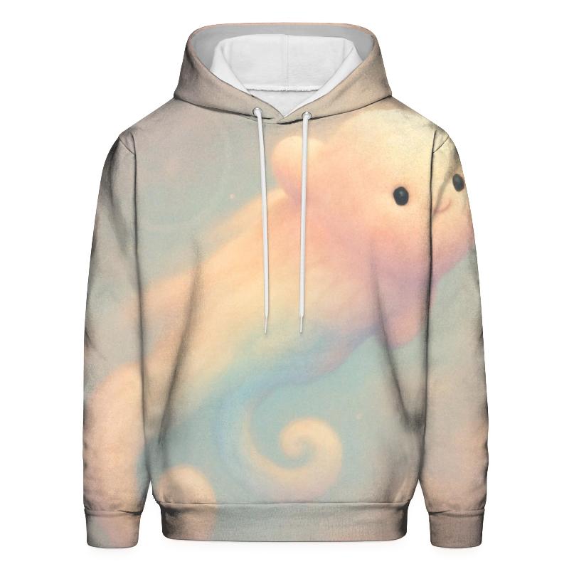 Pastel Comet Pillow Clouds embroidered hoodies