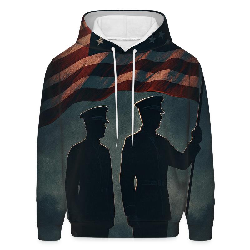 Honor Guard Under Stormbreak printed hoodies