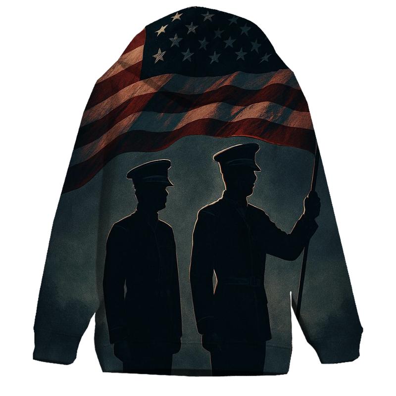 Honor Guard Under Stormbreak printed hoodies