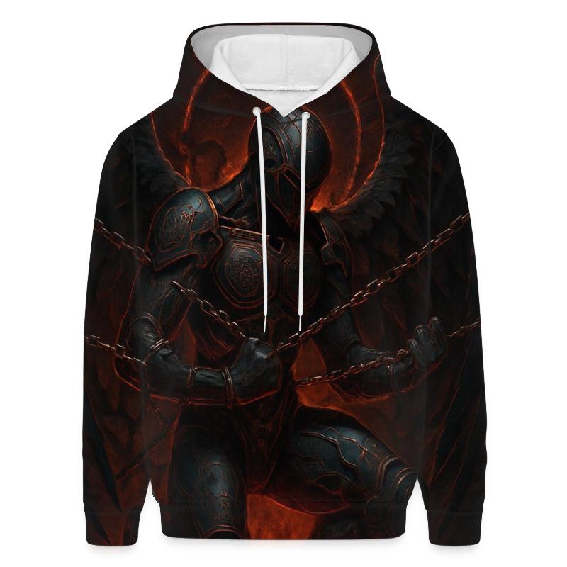 Obsidian Seraph In Chains designer hoodies