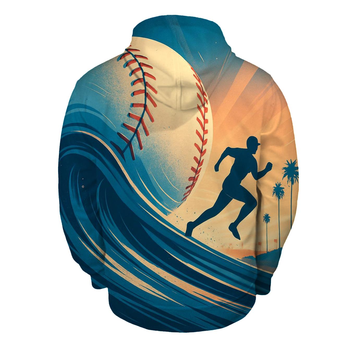 California Horizon Seamwave zip-up hoodies