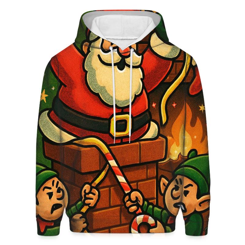 Santa Stuck In Chimney Whirlwind Workshop hoodie trends