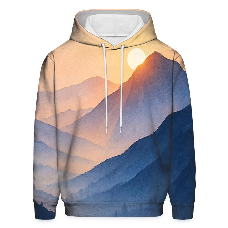 Lavender Ridge Afterglow embroidered hoodies