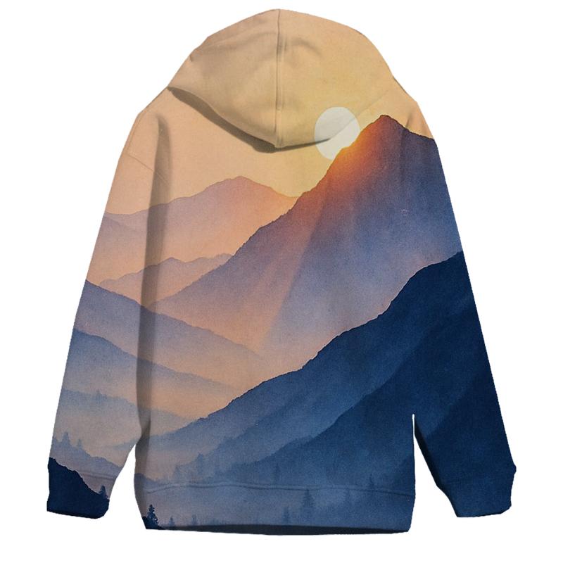 Lavender Ridge Afterglow embroidered hoodies