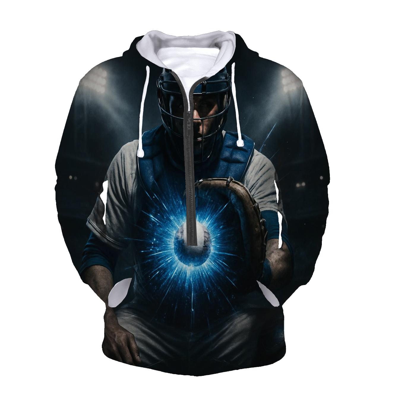 Midnight Catcher Shield Burst hoodies fashion