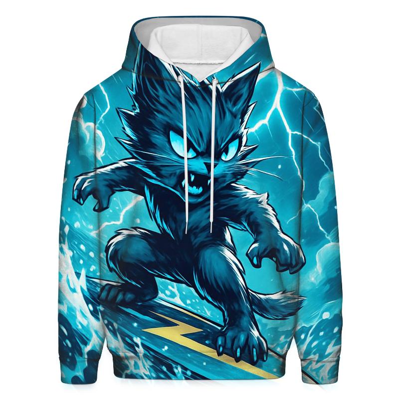Stormsurfing Thunder Cat lightweight hoodies
