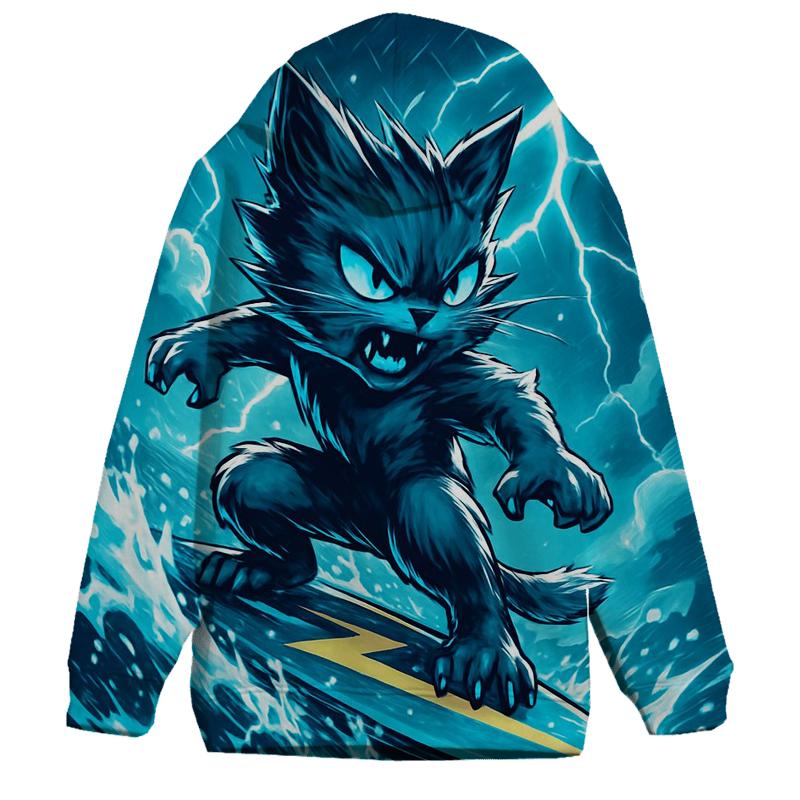 Stormsurfing Thunder Cat lightweight hoodies