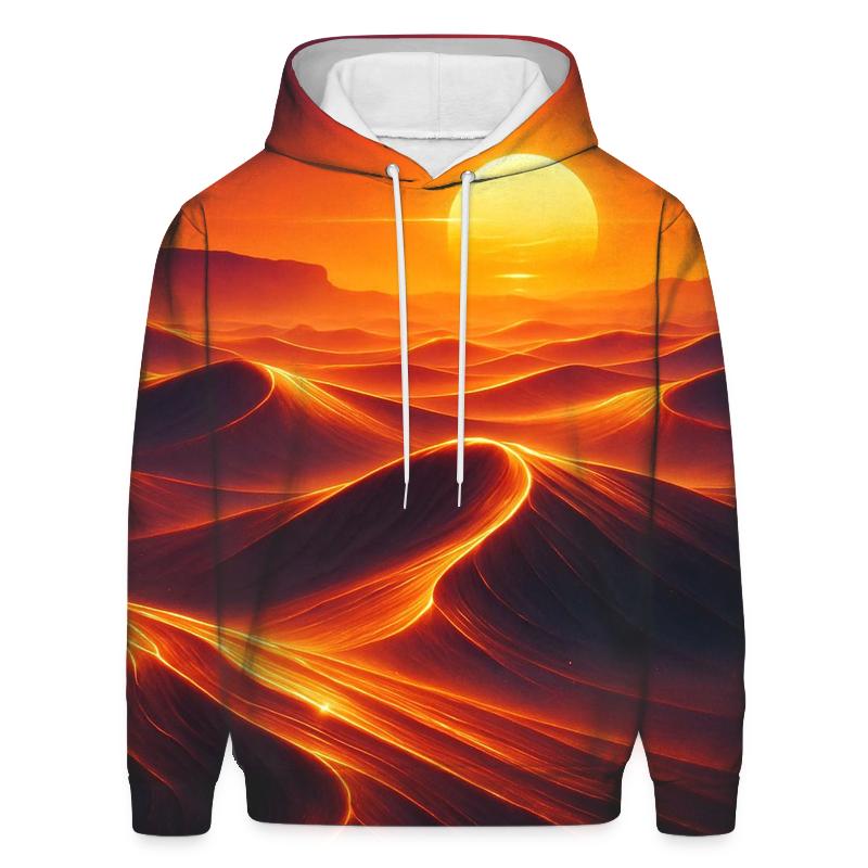 Desert Glass Sunfall custom hoodies