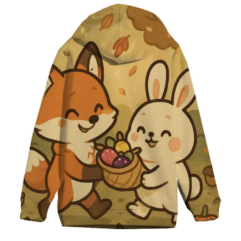 Woodland Friends Harvest Parade hoodie designs