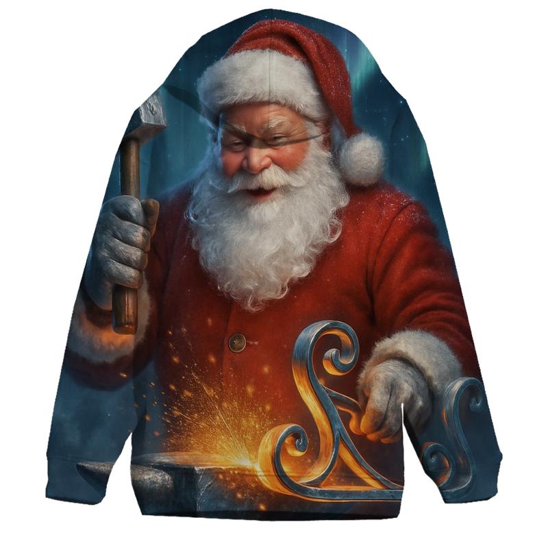 Aurora Sleighsmith Santa designer hoodies