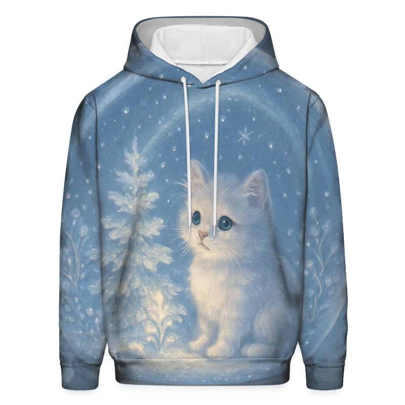 Midnight Snowglobe Cat Garden hoodie trends