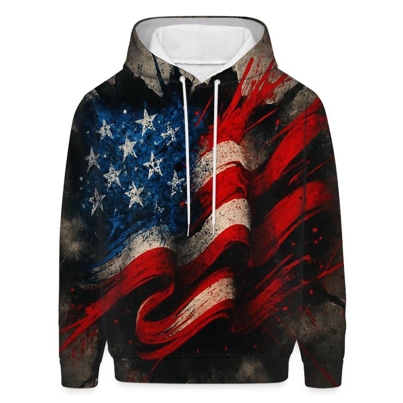 Patriot Graffiti Breakout embroidered hoodies