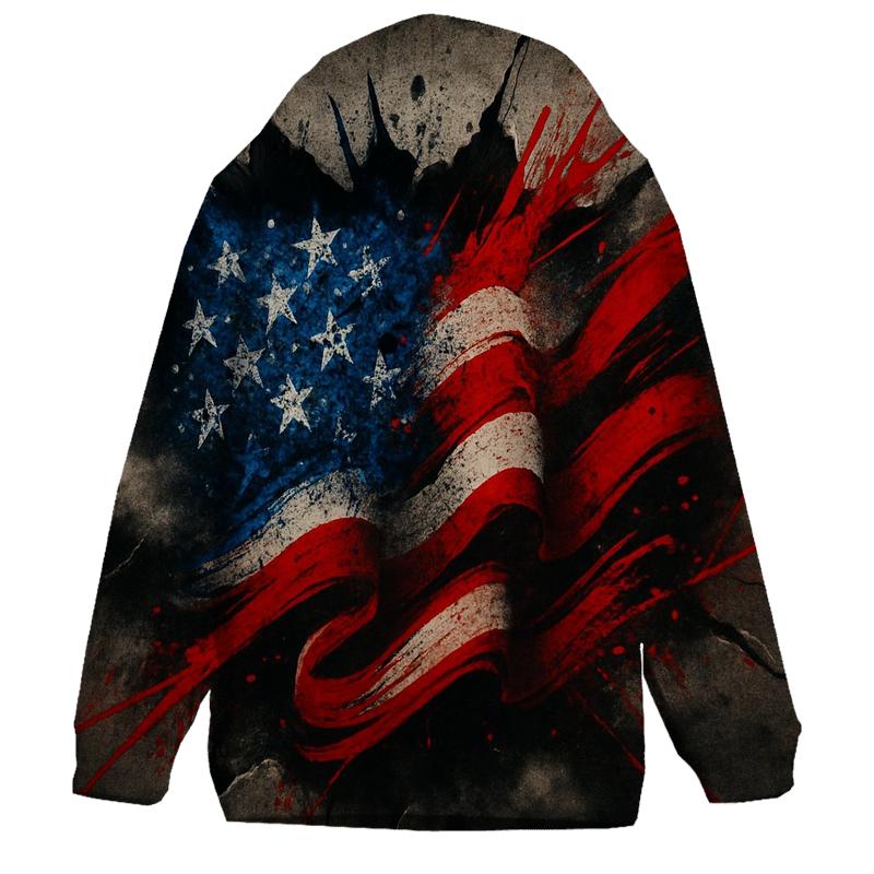 Patriot Graffiti Breakout embroidered hoodies