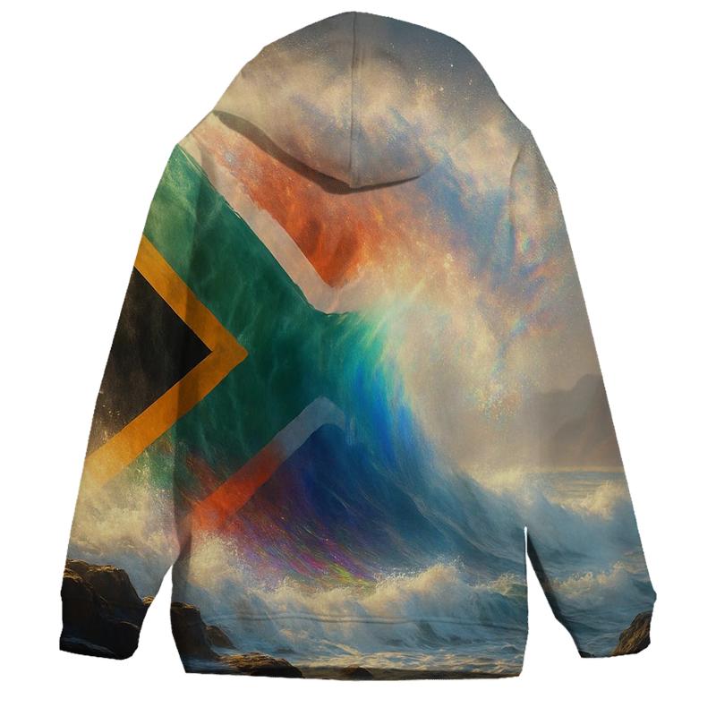 South Africa Ocean Prism Flag graphic hoodies