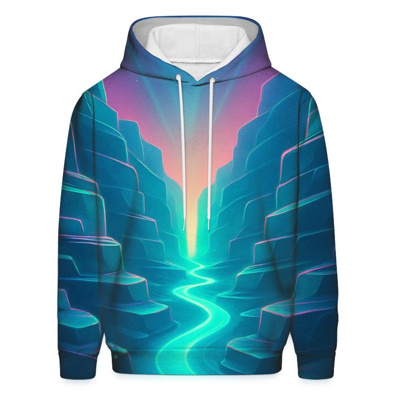 Iridescent Canyon Of Light custom hoodies