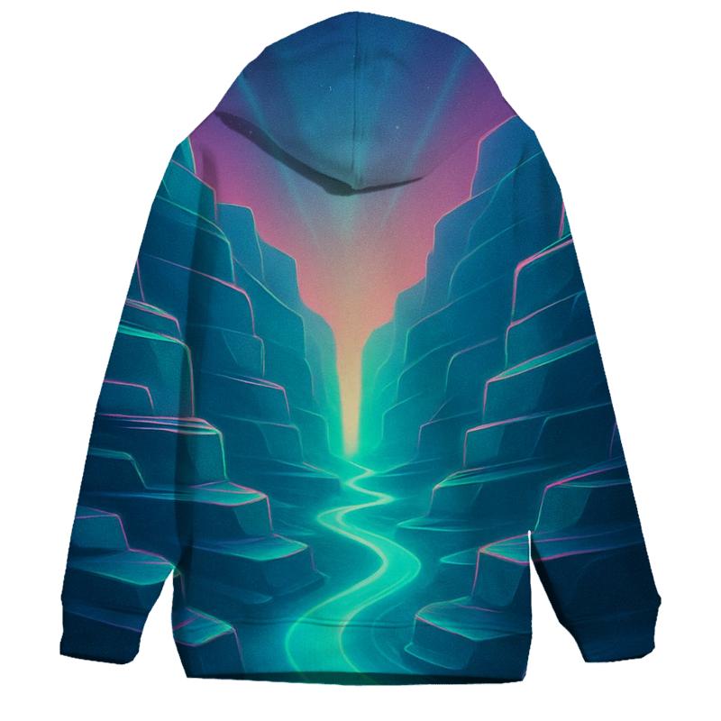 Iridescent Canyon Of Light custom hoodies