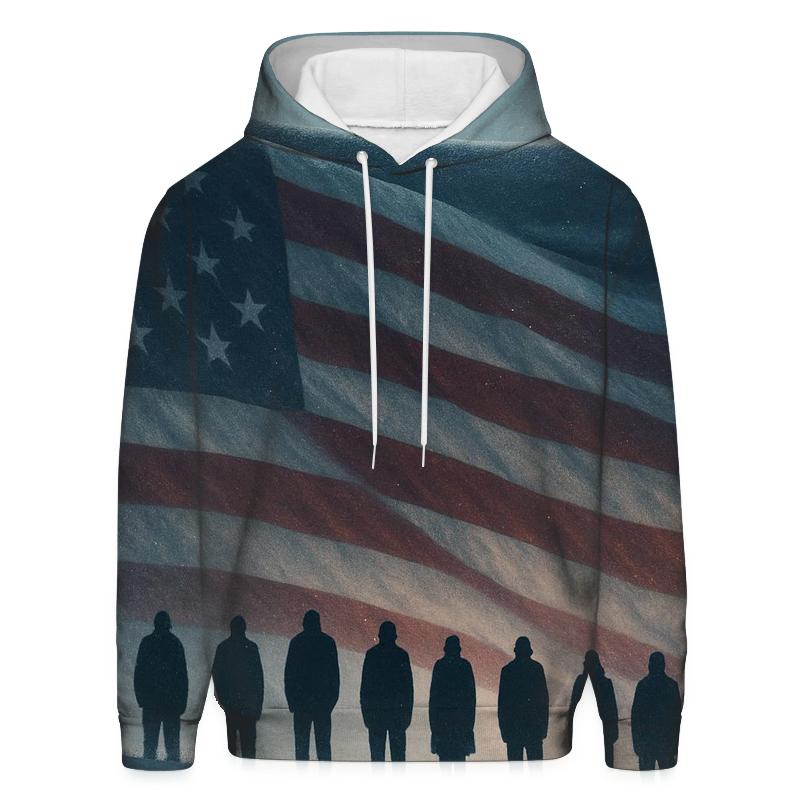 Snowbound Valor Silhouette hoodie designs