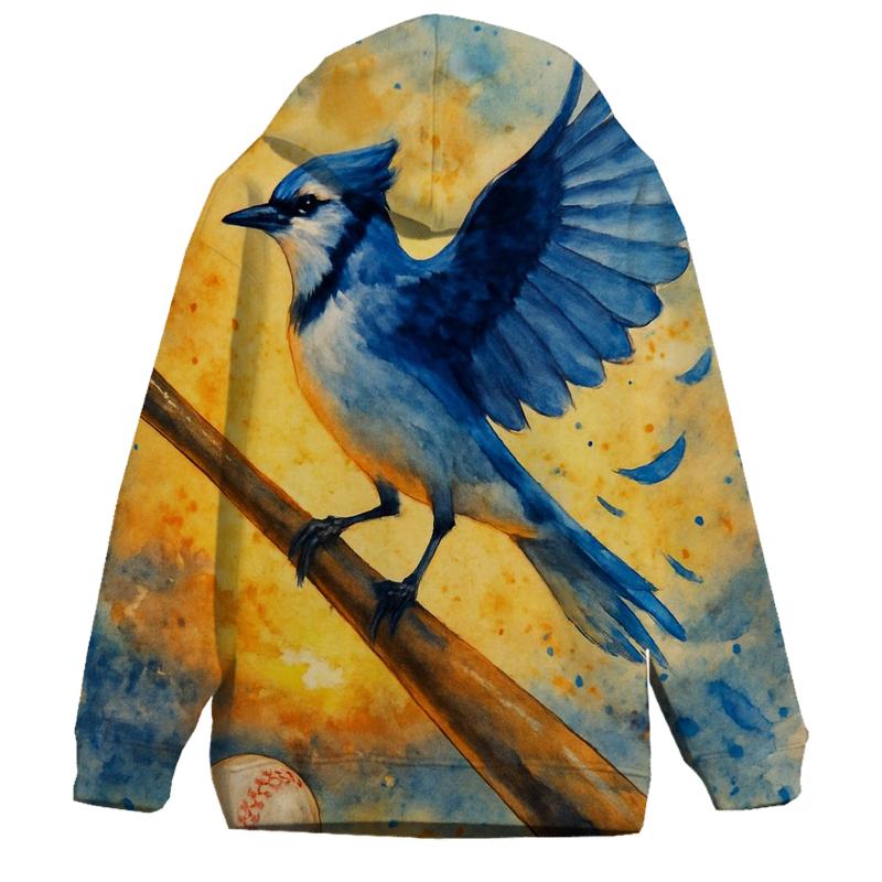 Blue Jays Bat Perch At Sunset pullover hoodies