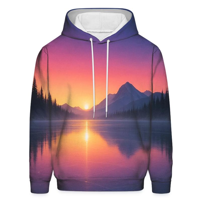 Frozen Lake Roseglow hoodie designs