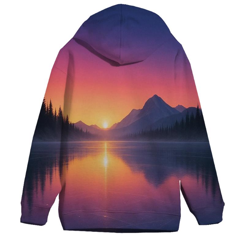 Frozen Lake Roseglow hoodie designs
