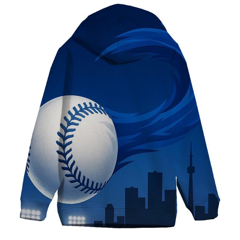 Skyline Curveball In Blue Jays Flight hoodie trends