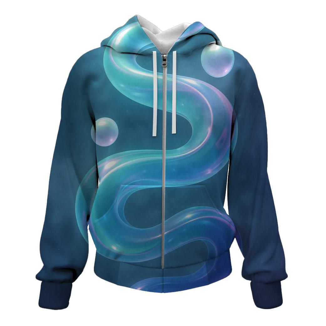 Aurora Marble Drift hoodies fashion