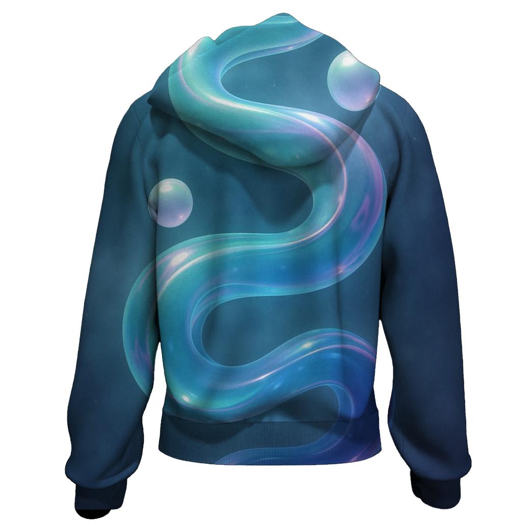 Aurora Marble Drift hoodies fashion