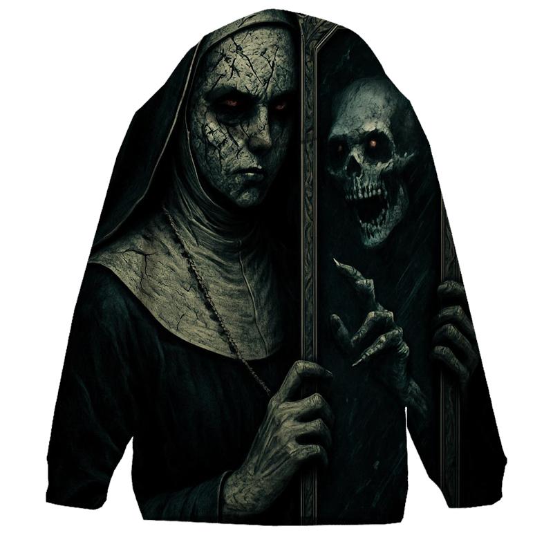 Cursed Mirror Of The Abyssal Nun heavyweight hoodies
